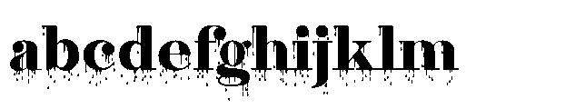 Bitterblood FONT