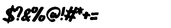 Bitterlove Story Font OTHER CHARS