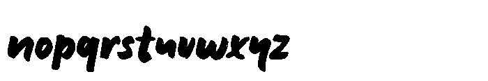 Bitterlove Story Font LOWERCASE
