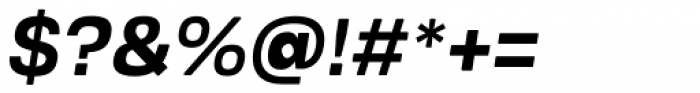 Biwa Display Bold Italic Font OTHER CHARS