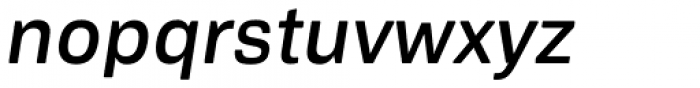 Biwa Display Regular Italic Font LOWERCASE