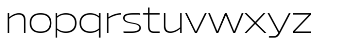 Bizmo Extra Light Font LOWERCASE
