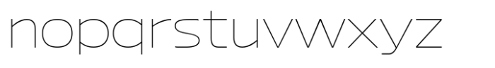 Bizmo Thin Font LOWERCASE