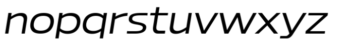 Bizmo Variable Oblique Font LOWERCASE