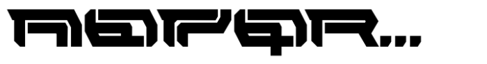 Bizo Font LOWERCASE