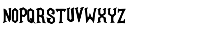 Bizzare Midnight Font UPPERCASE