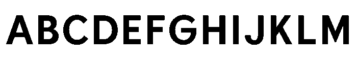 BiancoSans Bold Font UPPERCASE