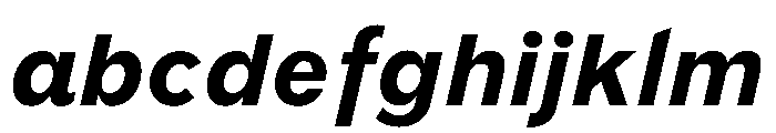 BiancoSans ExtraBoldItalic FONT