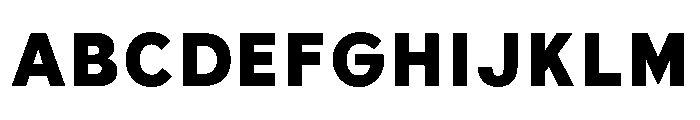 BiancoSans Heavy Font UPPERCASE