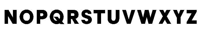 BiancoSans Heavy Font UPPERCASE