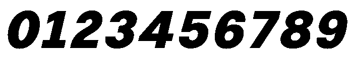 BiancoSans HeavyItalic Font OTHER CHARS