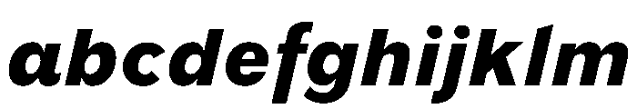 BiancoSans HeavyItalic FONT