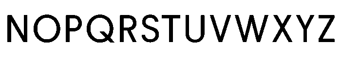 BiancoSans Regular Font UPPERCASE