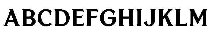 BiancoSerif Bold Font UPPERCASE