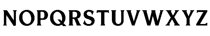 BiancoSerif Bold Font UPPERCASE