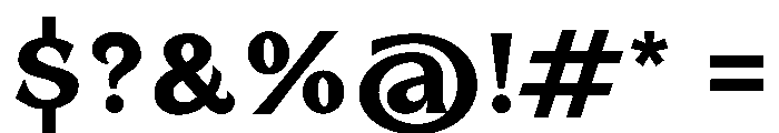 BiancoSerif ExtraBold Font OTHER CHARS