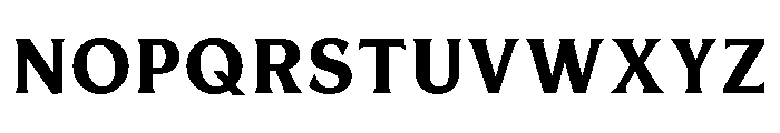 BiancoSerif ExtraBold Font UPPERCASE