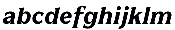 BiancoSerif ExtraBoldItalic FONT