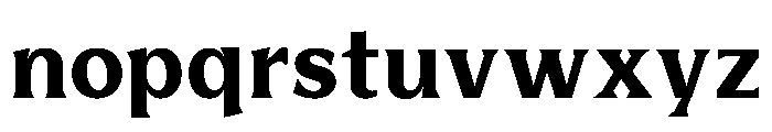 BiancoSerif ExtraBold Font LOWERCASE