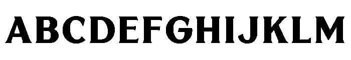 BiancoSerif Heavy Font UPPERCASE