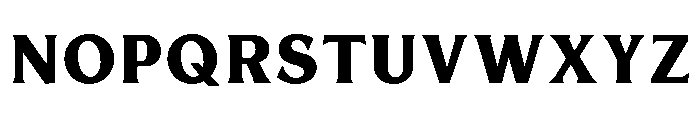 BiancoSerif Heavy Font UPPERCASE