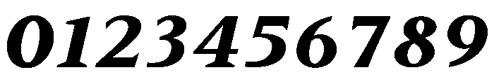 BiancoSerif HeavyItalic Font OTHER CHARS