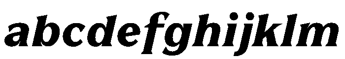 BiancoSerif HeavyItalic FONT