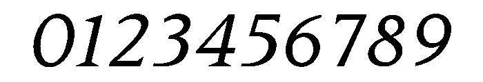 BiancoSerif Italic Font OTHER CHARS