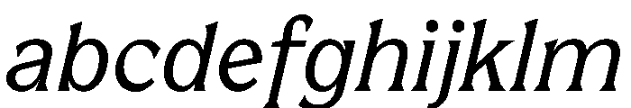 BiancoSerif Italic FONT