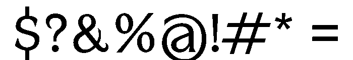 BiancoSerif Regular Font OTHER CHARS