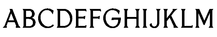 BiancoSerif Regular Font UPPERCASE