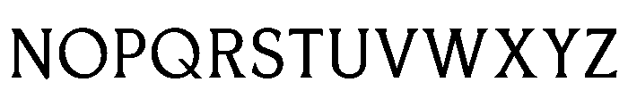 BiancoSerif Regular Font UPPERCASE