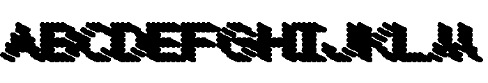 Bianzhidai Brush Font UPPERCASE