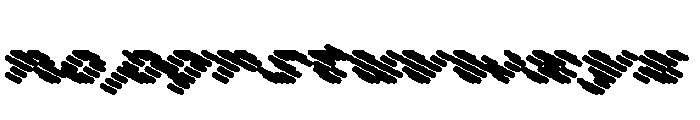 Bianzhidai Brush Font LOWERCASE