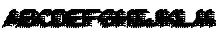 Bianzhidai Messier Font UPPERCASE