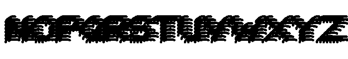 Bianzhidai Messier Font UPPERCASE