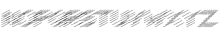 Bianzhidai Messy Font UPPERCASE