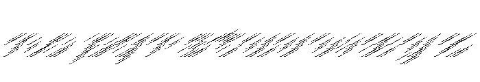 Bianzhidai Messy Font LOWERCASE