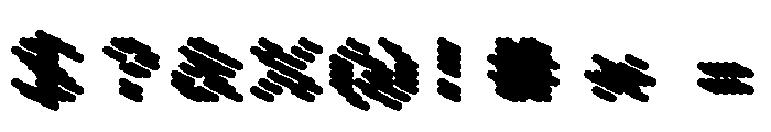 Bianzhidai NoBG Brush Font OTHER CHARS