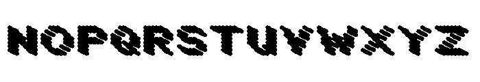 Bianzhidai NoBG Brush Font UPPERCASE
