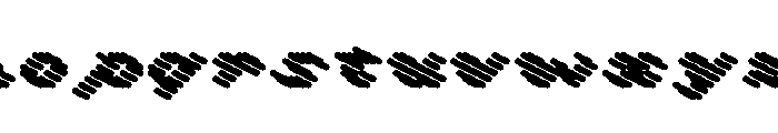 Bianzhidai NoBG Brush Font LOWERCASE