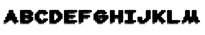 Bianzhidai NoBG Cloud Font UPPERCASE