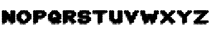 Bianzhidai NoBG Cloud Font UPPERCASE