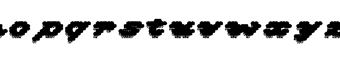 Bianzhidai NoBG Cloud Font LOWERCASE