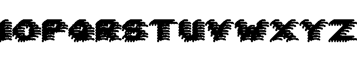 Bianzhidai NoBG Messier Font UPPERCASE