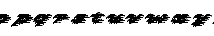 Bianzhidai NoBG Messier Font LOWERCASE