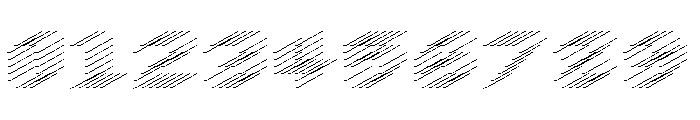 Bianzhidai NoBG Messy Font OTHER CHARS