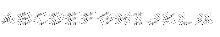 Bianzhidai NoBG Messy Font UPPERCASE