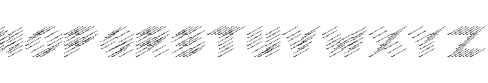 Bianzhidai NoBG Messy Font UPPERCASE