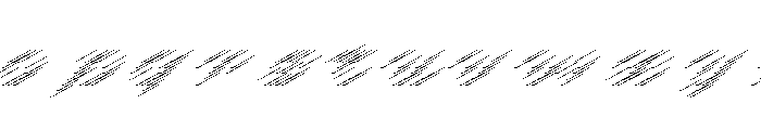 Bianzhidai NoBG Messy Font LOWERCASE